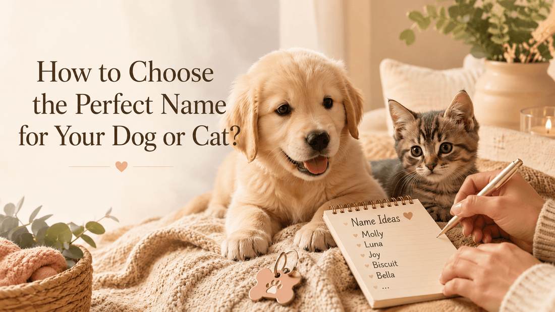 How to Choose the Perfect Name for Your Dog or Cat