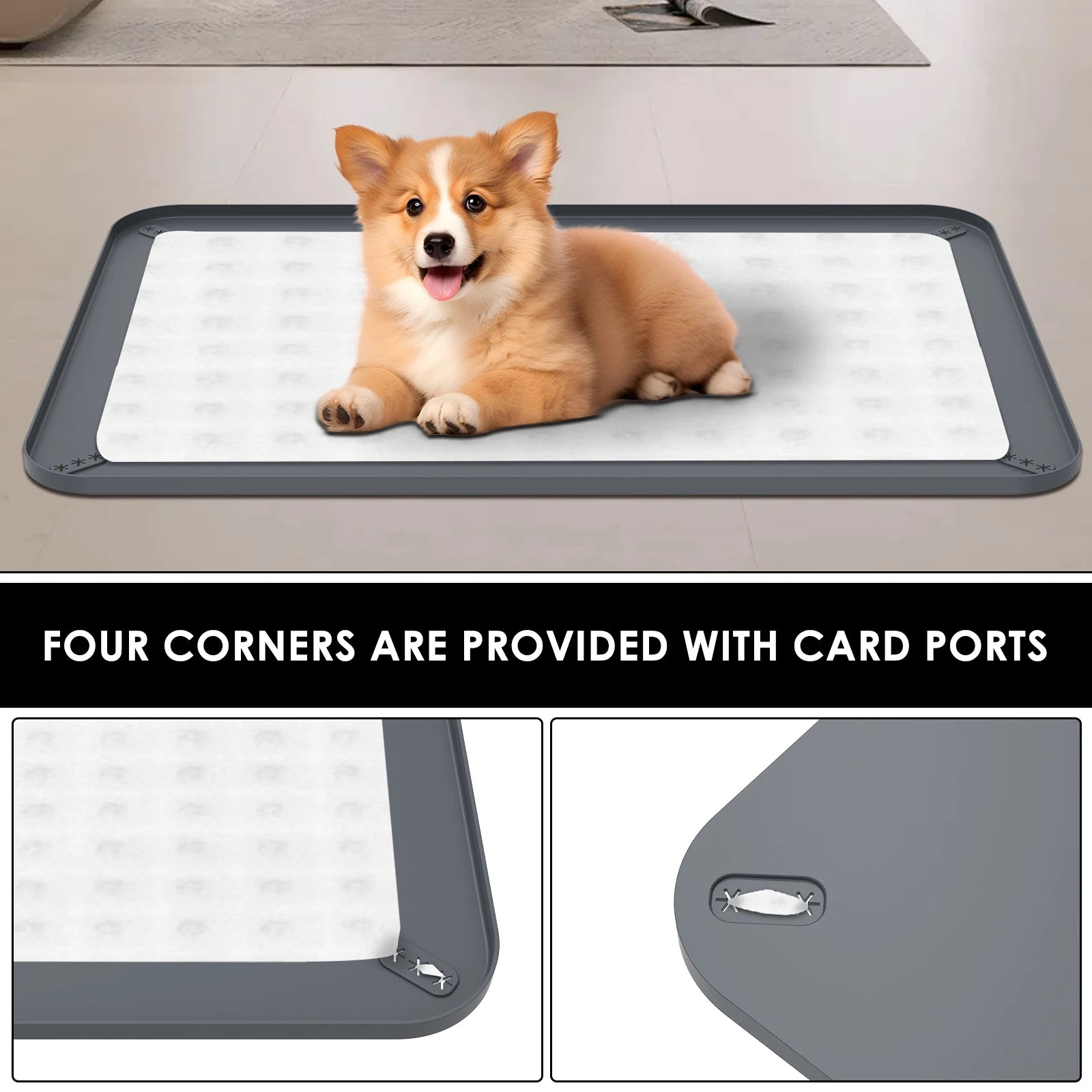 Silicone Dog Pee Pad Holder Tray - product image 6