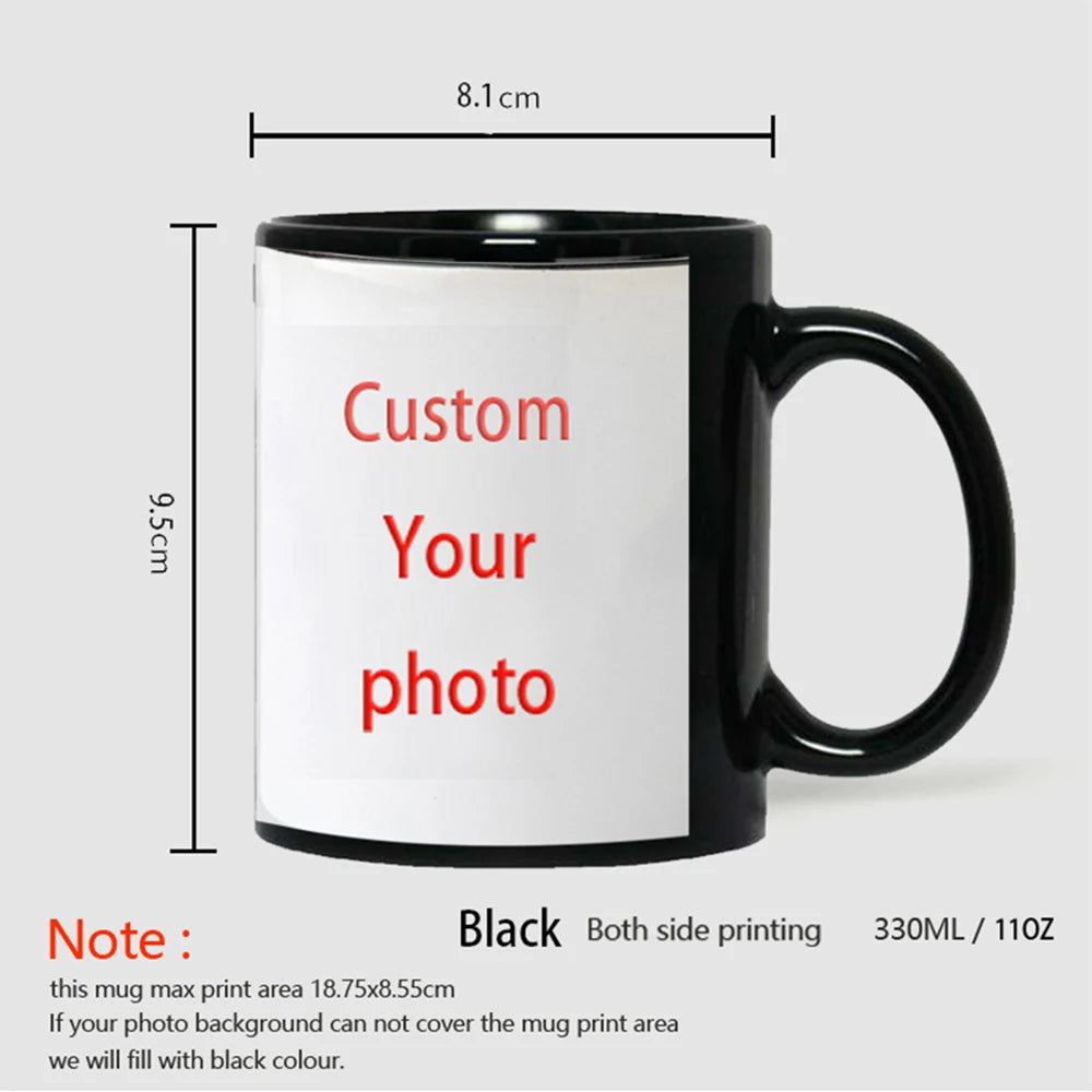 Personalized pet photo mug custom dog and cat lover gift