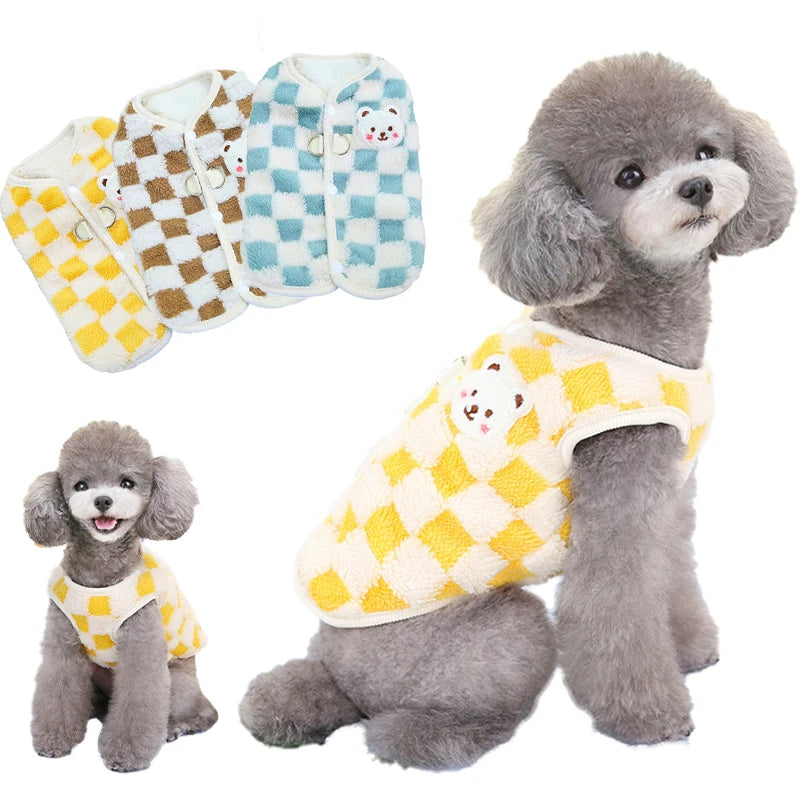 Cozy Fleece Dog Jacket Vest - product image 1