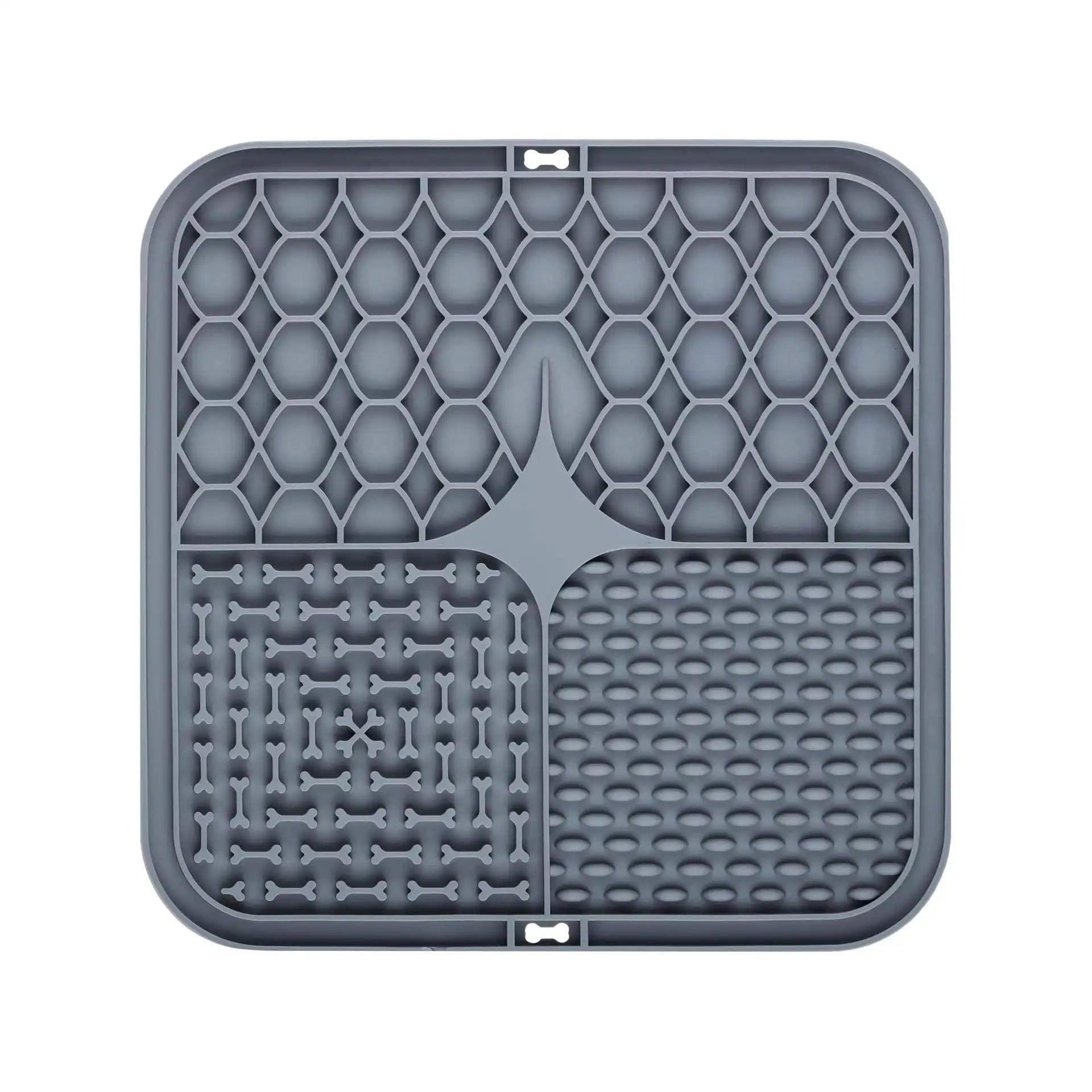 Silicone dog lick mat slow feeder treat mat for grooming and bath time