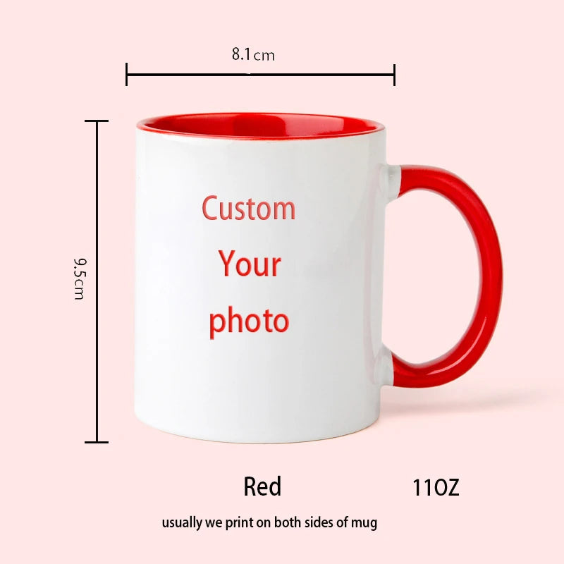 Personalized pet photo mug custom dog and cat lover gift