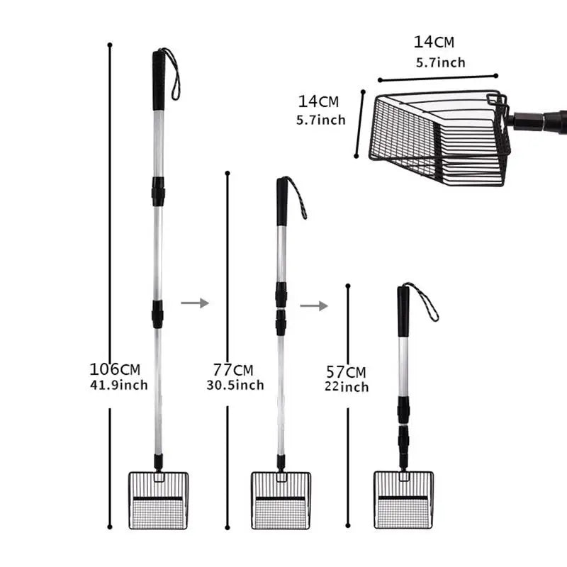 Extendable Chicken Coop Sifting Rake - product image 6
