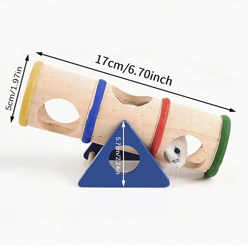 Wooden Seesaw Toy for Small Pets - product image 5