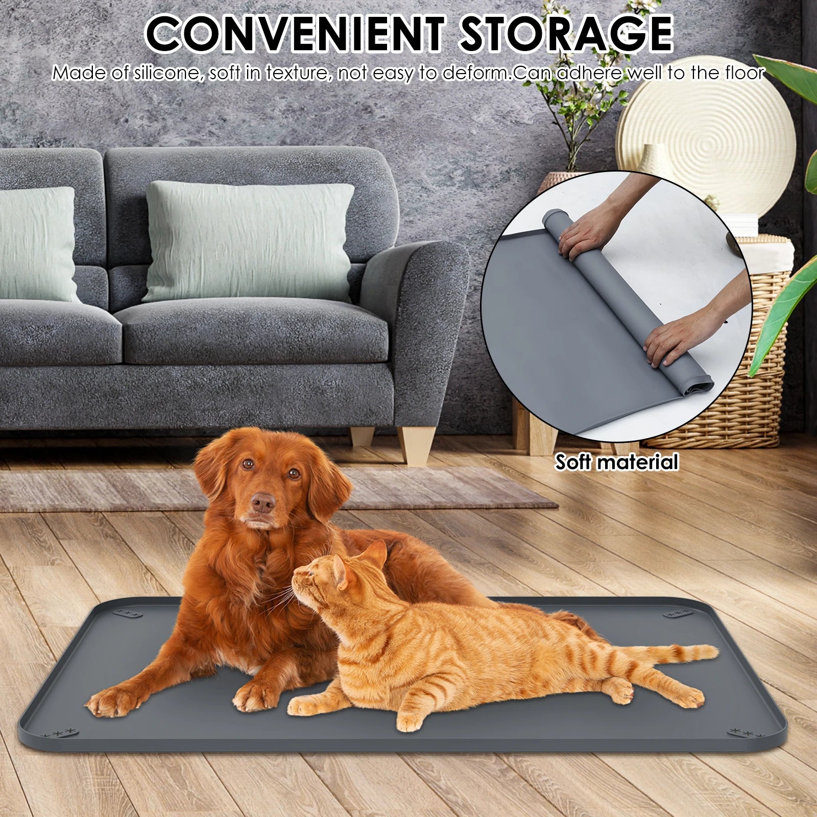 Silicone Dog Pee Pad Holder Tray - product image 5