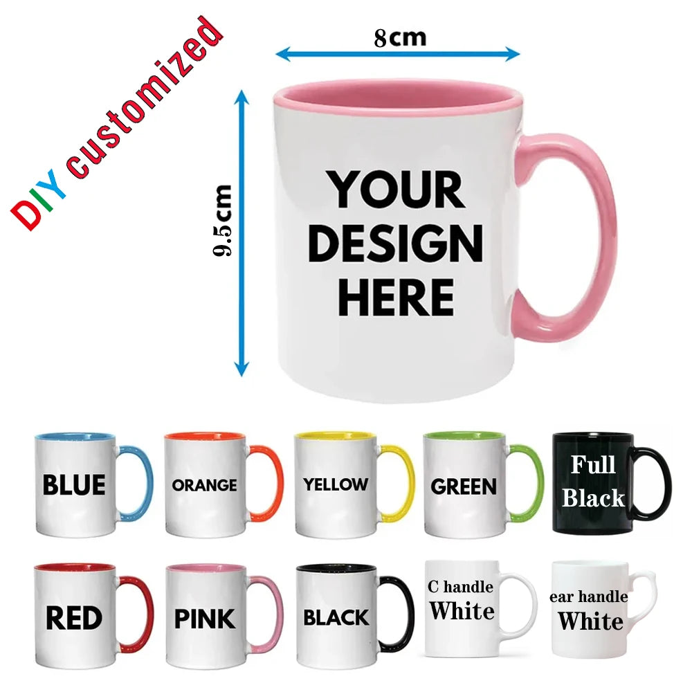 Personalized pet photo mug custom dog and cat lover gift
