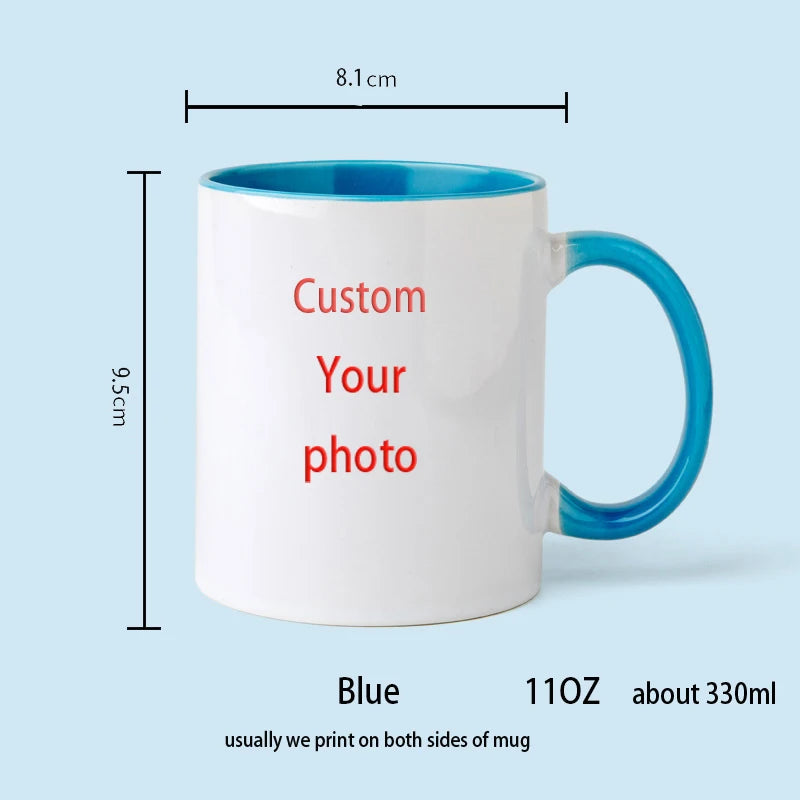 Personalized pet photo mug custom dog and cat lover gift