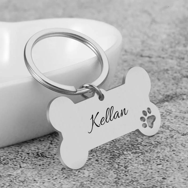 Personalized Engraved Bone Pet ID Tag - product image 4