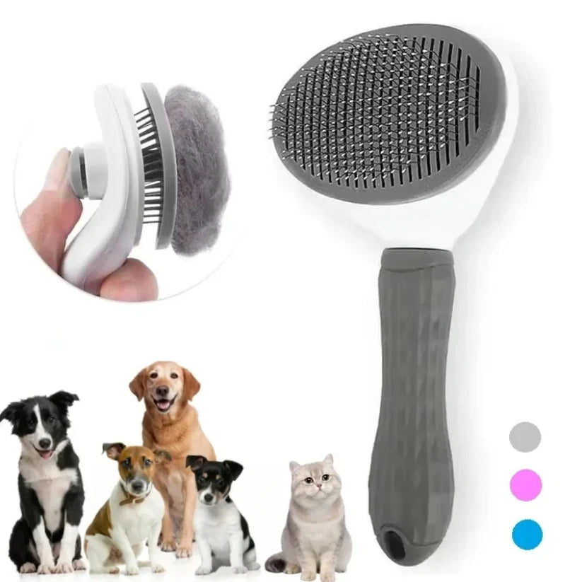 Self-Cleaning Pet Slicker Brush - product image 1