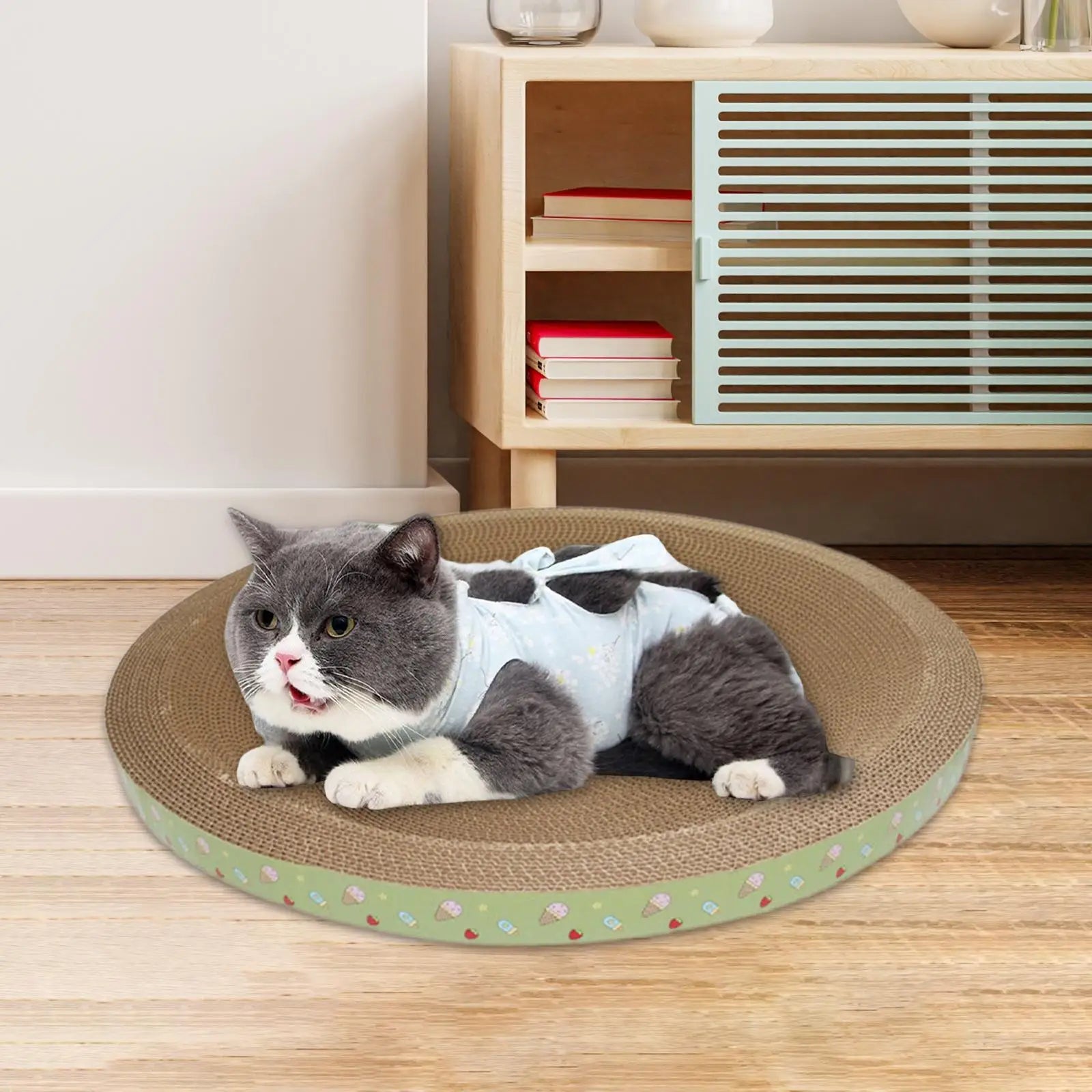 Cardboard Cat Scratcher Bed - product image 8