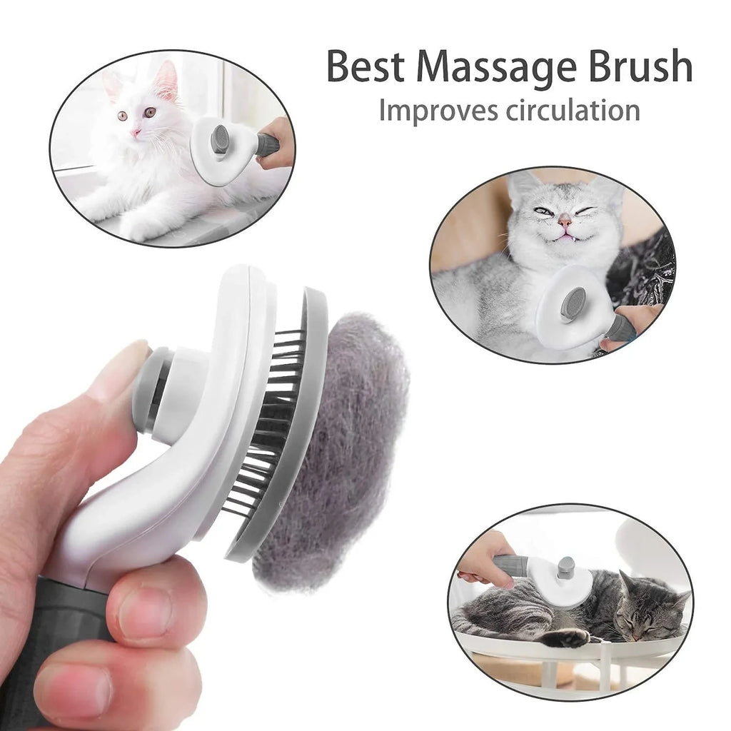 Self-Cleaning Pet Slicker Brush - product image 13