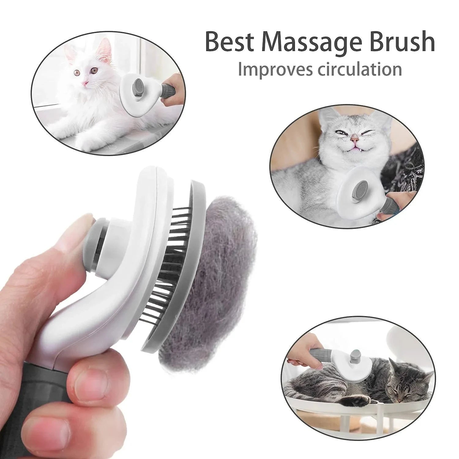 Self-Cleaning Pet Slicker Brush - product image 13