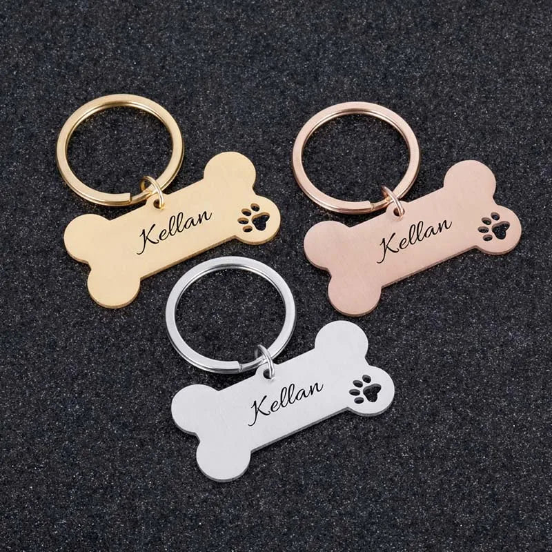 Personalized Engraved Bone Pet ID Tag - product image 3