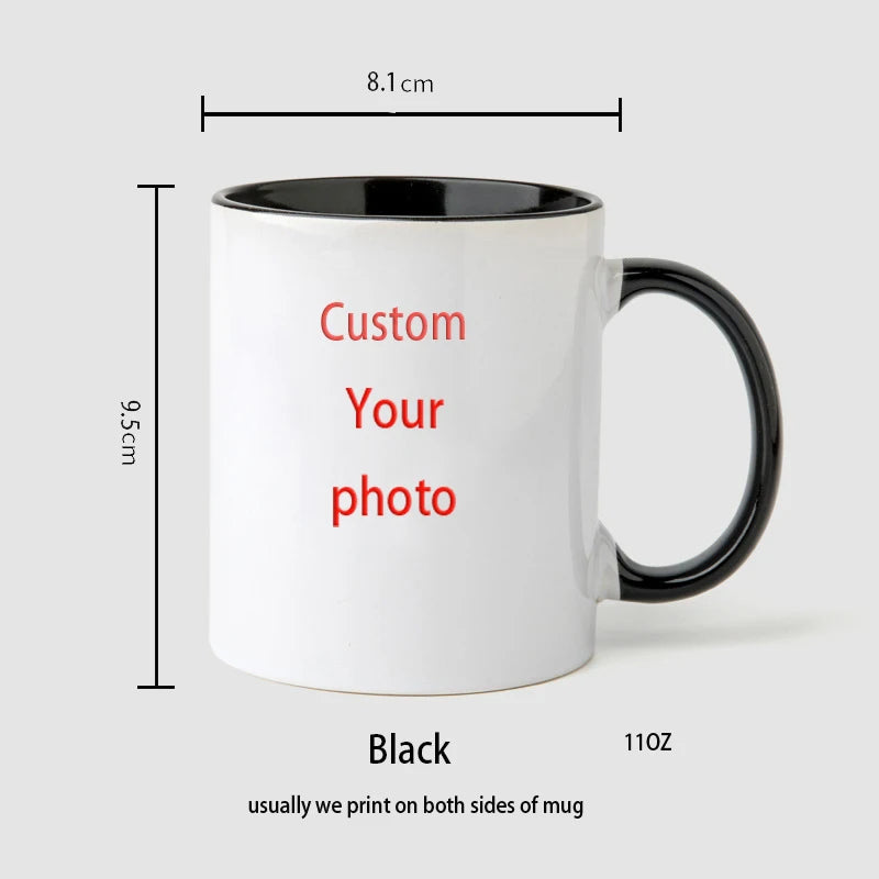 Personalized pet photo mug custom dog and cat lover gift