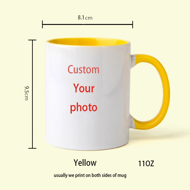 Personalized pet photo mug custom dog and cat lover gift