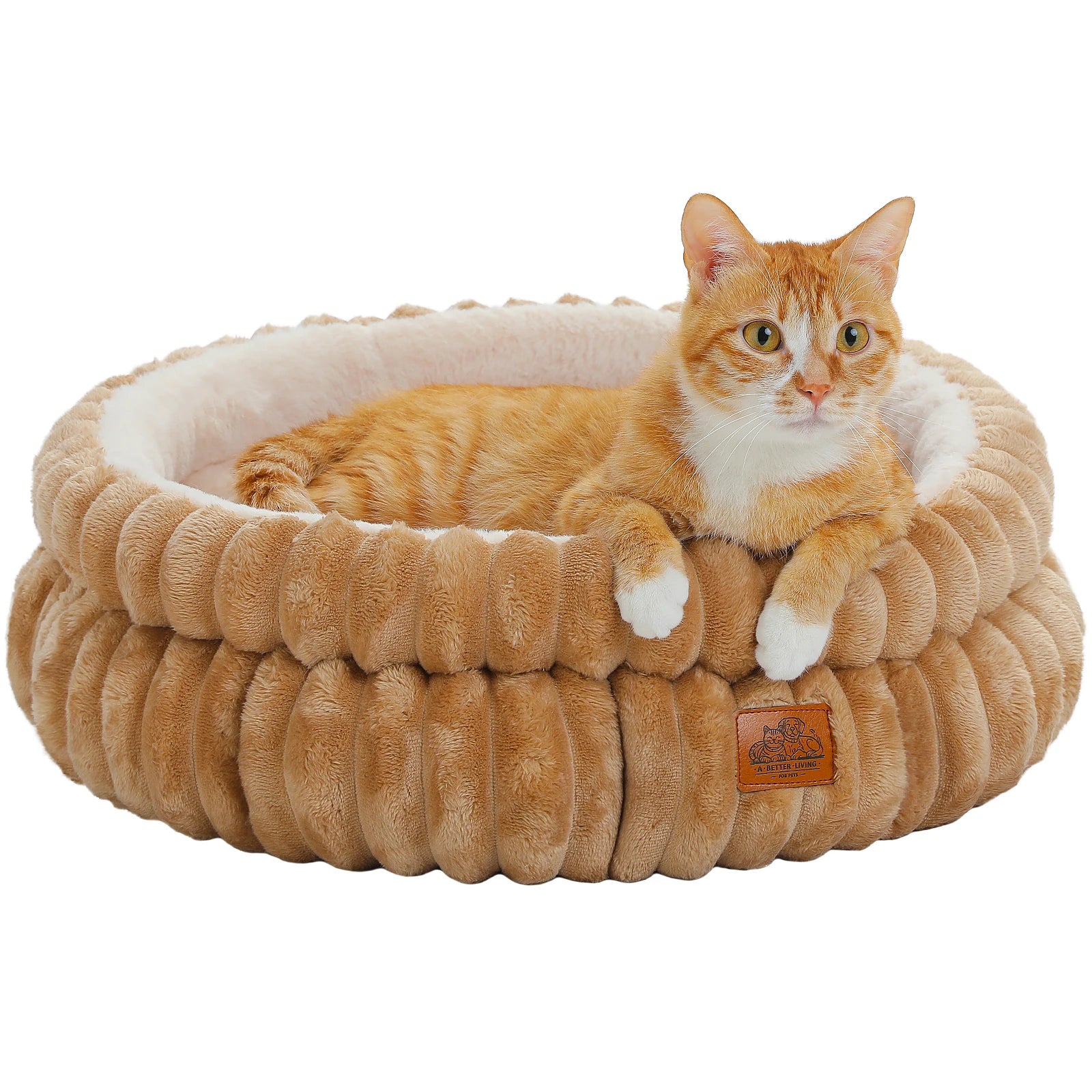 Cozy Round Pet Bed with Non-Slip Base - product image 18