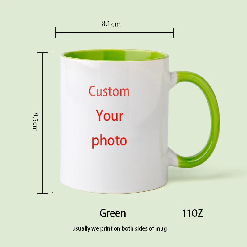 Personalized pet photo mug custom dog and cat lover gift