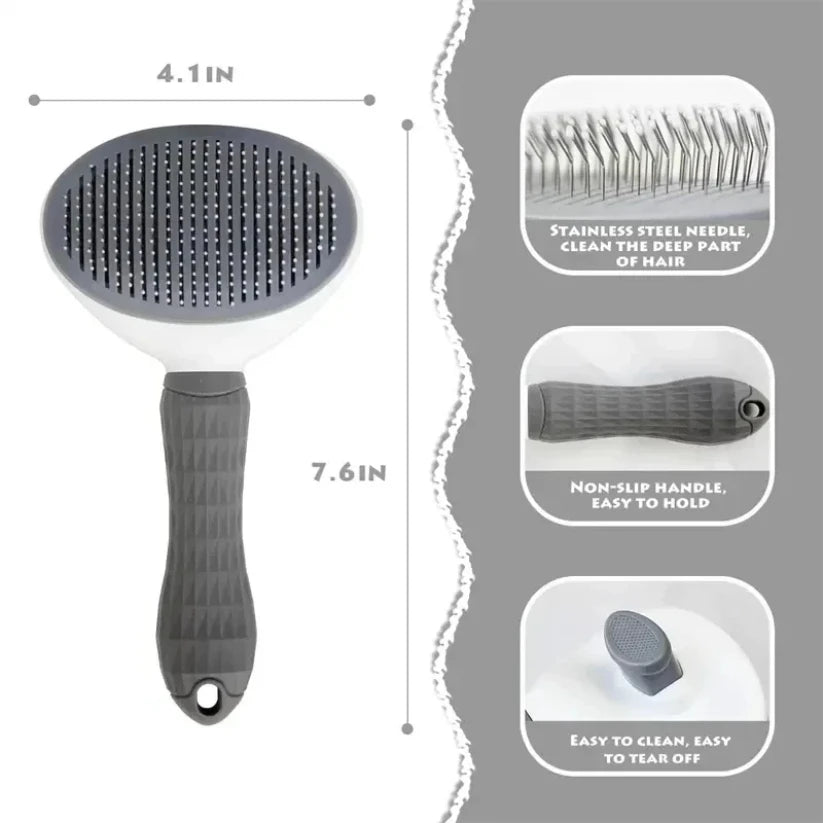 Self-Cleaning Pet Slicker Brush - product image 4