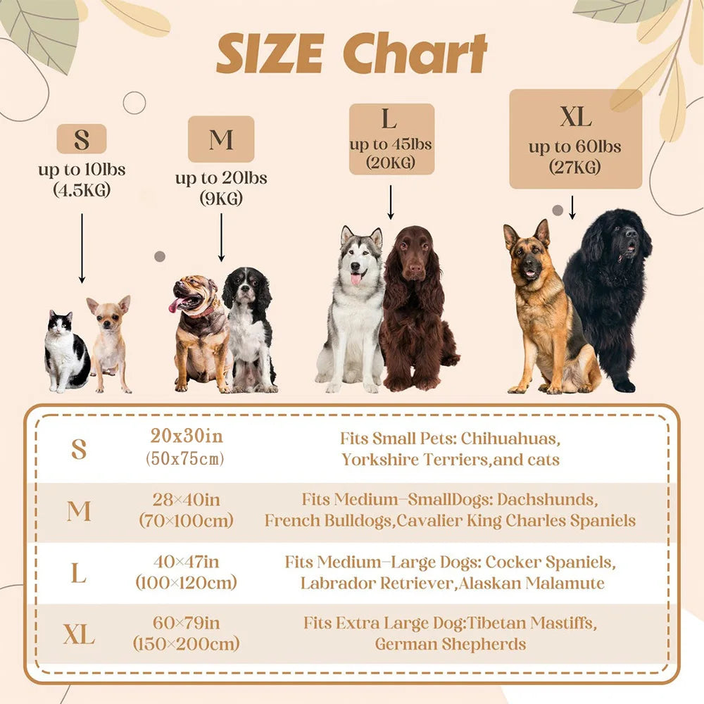 Personalized dog name blanket with paw print design custom pet gift
