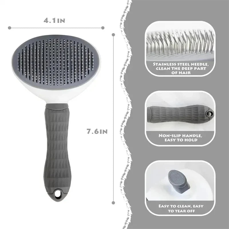 Self-Cleaning Pet Slicker Brush - product image 10