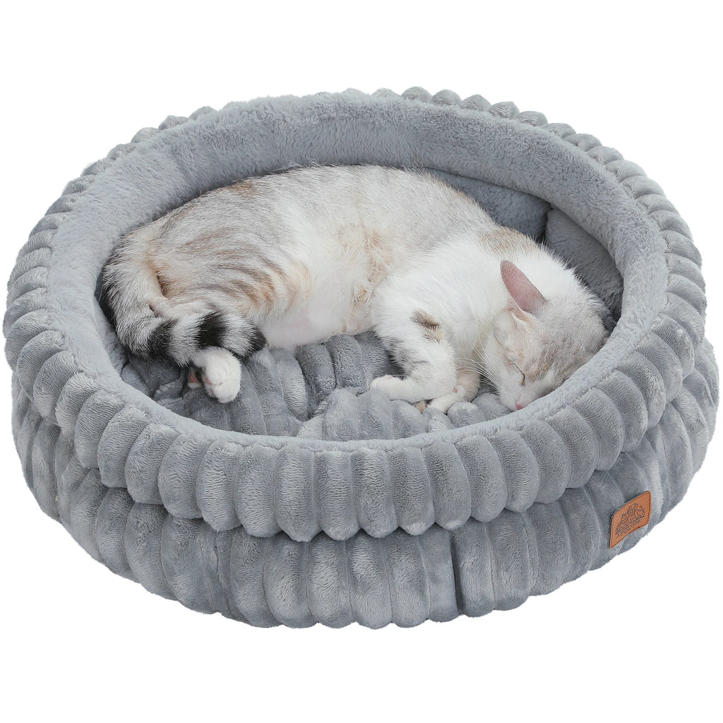 Cozy Round Pet Bed with Non-Slip Base - product image 16