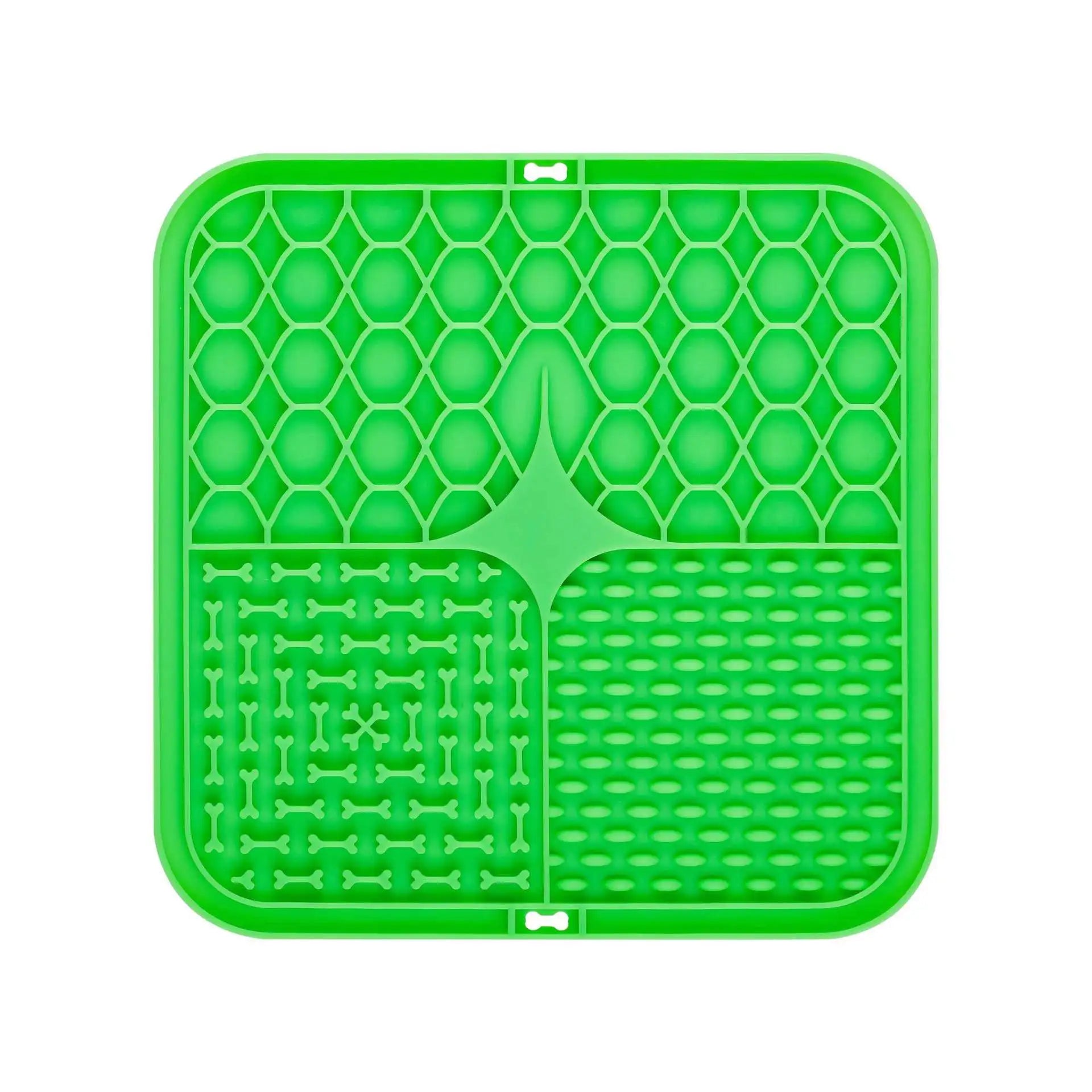 Silicone dog lick mat slow feeder treat mat for grooming and bath time
