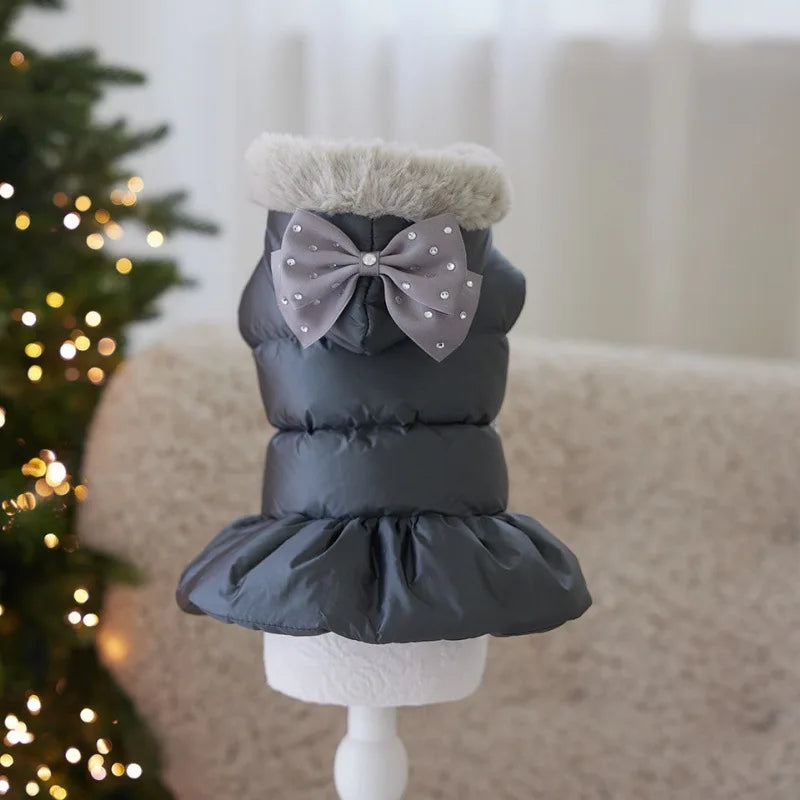 Bow-Detail Winter Dog Coat - product image 6