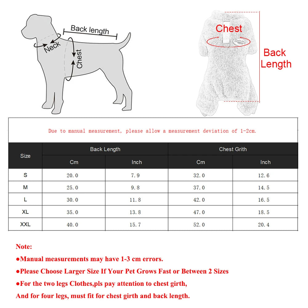 Warm Fleece Dog Jumpsuit - product image 6