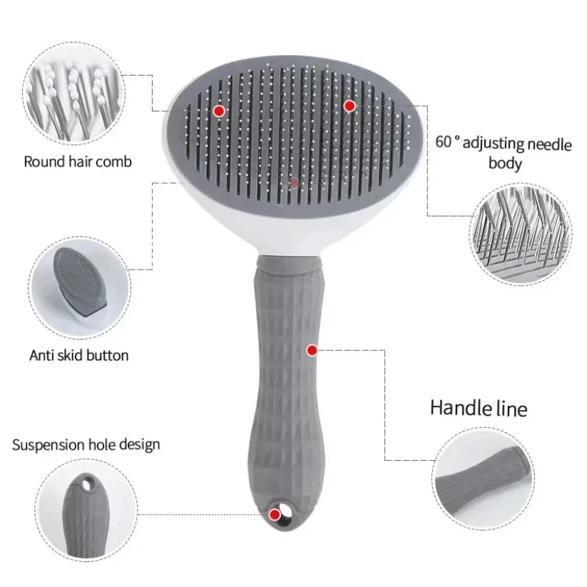 Self-Cleaning Pet Slicker Brush - product image 5