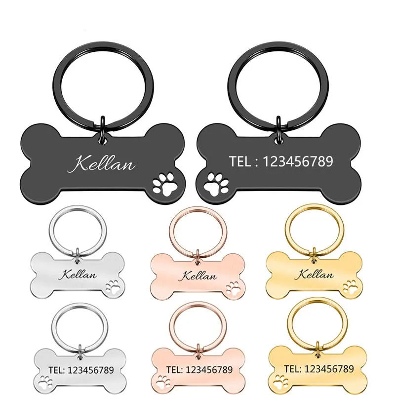 Personalized Engraved Bone Pet ID Tag - product image 9