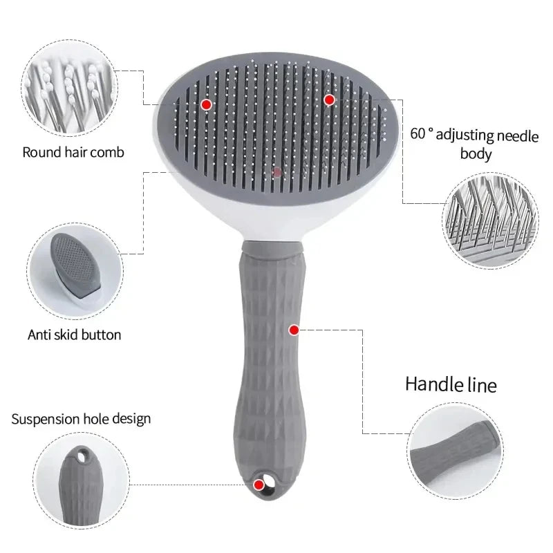 Self-Cleaning Pet Slicker Brush - product image 8