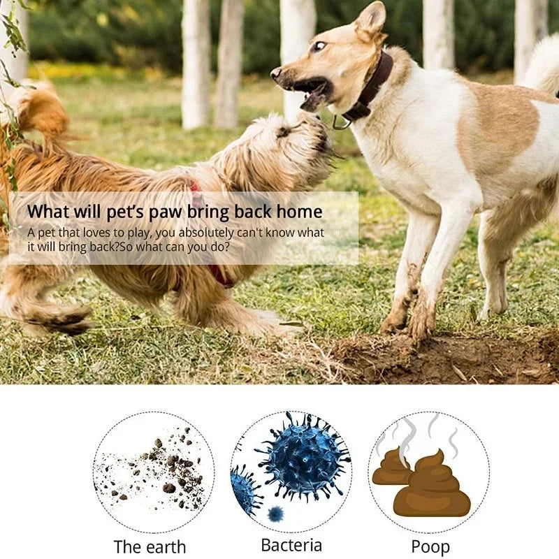 Dog paw cleaner cup portable paw washer for muddy paws after walks
