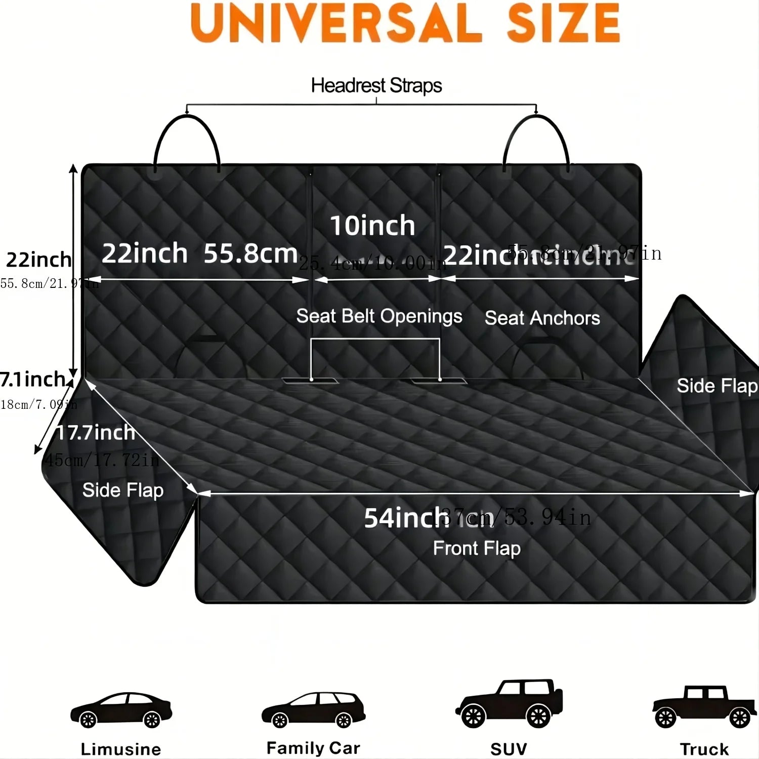 Washable Back Seat Cover for Dogs - product image 3