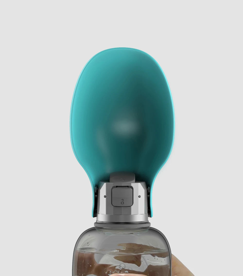Portable dog travel water bottle 27 fl oz 800 ml with drinking dispenser